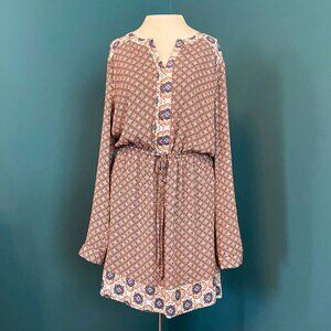 Light and Flowy Bohemian Patterned Dress